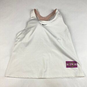 NWT Nike EYBL Tank Shelf Bra White Women's L Basketball